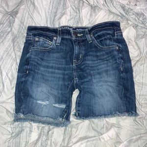 Jean boyfriend shorts